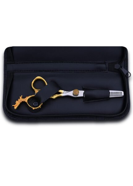 Close-up of adjustable screw on Thinning Barber Shears