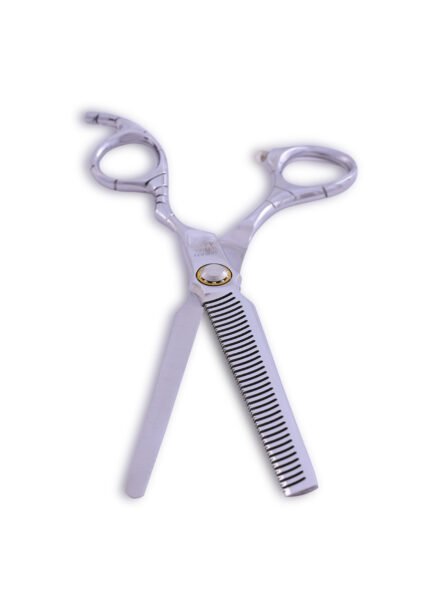 Close-up of Hairdressing Thinning Shears