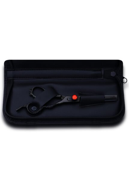 Right side angle view of Barber Thinning Scissors