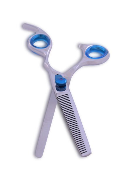 Close-up of Professional Hair Thinning Shears