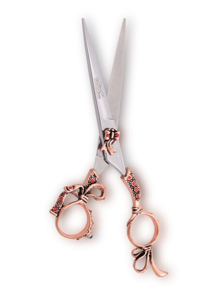 7.5 inch Barber Shears displayed with open blades facing towards the camera.
