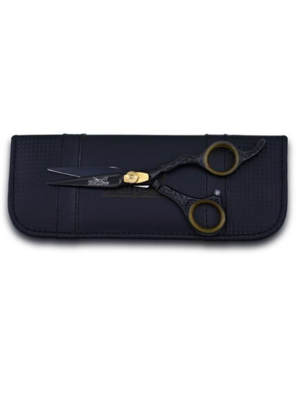 Close-up of the universal screw on the right side of Professional Hair Cutting Shears