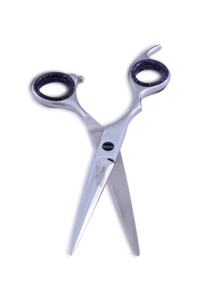 Close-up of the razor-sharp blade of Left-Handed Hair Cutting Shears