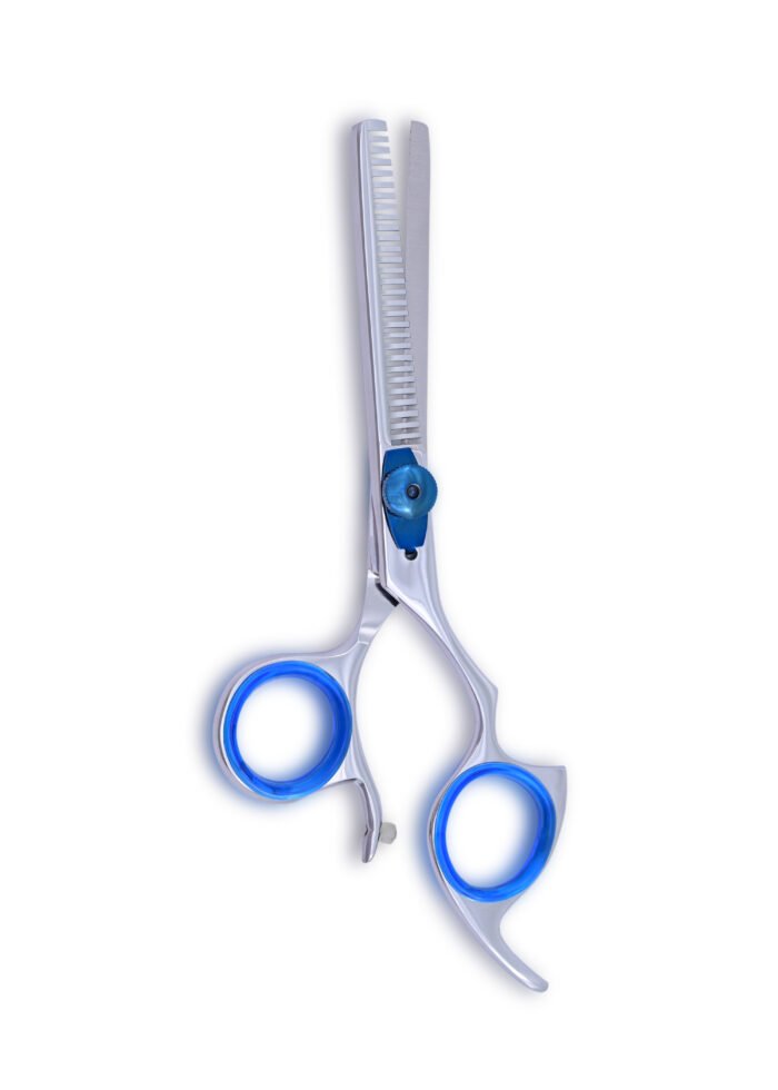 hair thinning scissors - open view