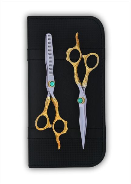 hairdressing scissor set - front view