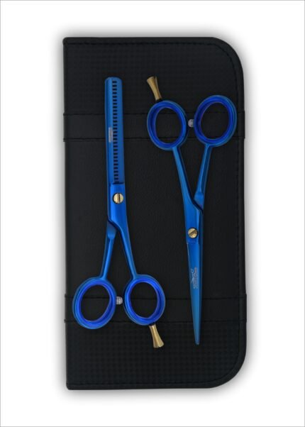 Pro Barber Hair Scissors Set Front View