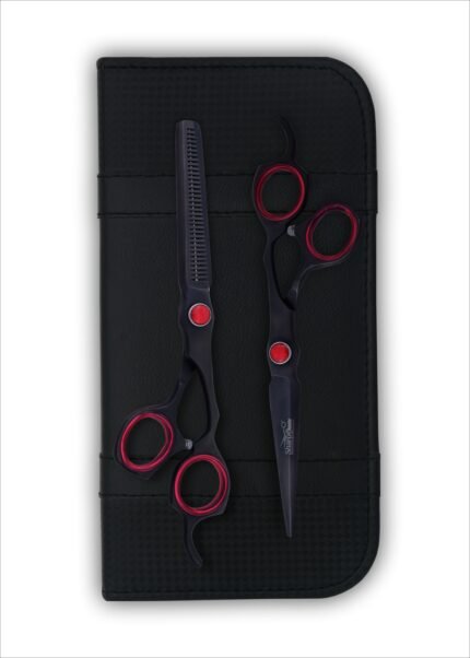 Professional Hair Cutting Shears Set Front View