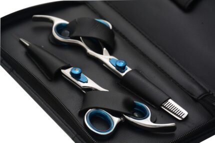 classic hairdresser scissor set - open face view